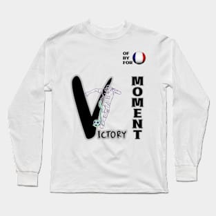 Dynamic France Football Player Pose V2-2 Long Sleeve T-Shirt